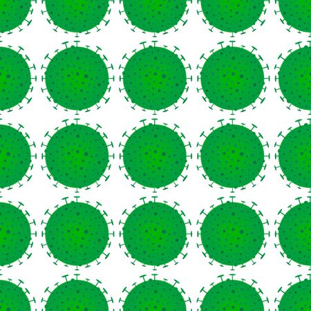 Vector illustration, covid-19 pattern. Coronavirusのイラスト素材