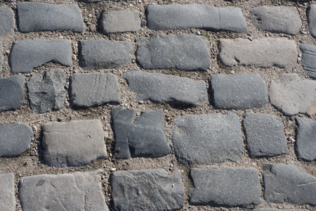 the wall put from old blocksの写真素材