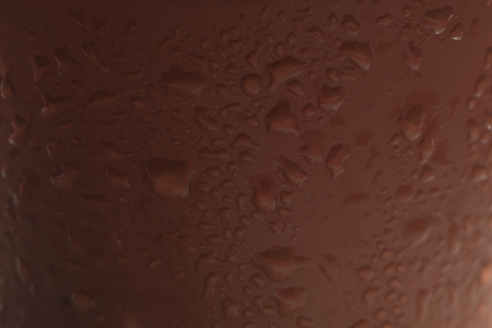 water drop on plasticityの写真素材
