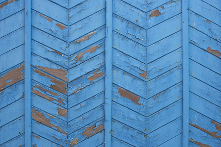 the painted boards at an angleの写真素材