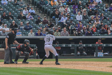 Baseball player  Charlie Blackmonのeditorial素材