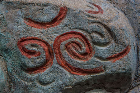 Rock texture, close-up backgroundの写真素材