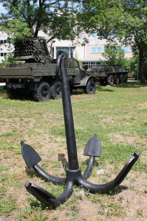 Museum of an old armor from the 1st and the 2nd World War in Sofia, Bulgariaのeditorial素材