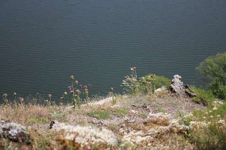 A view of Pchelina lake near the city of Sofia,  Bulgaria