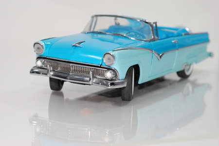 Model Toy Blue Carの写真素材