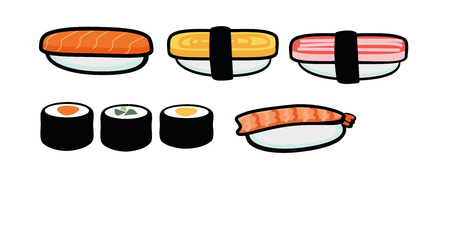 Sushi Vector.のイラスト素材