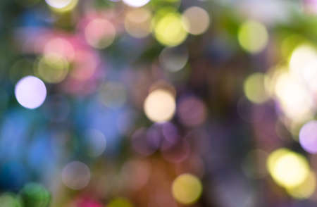 Abstract colorful bokeh, blurred background with shades of purple and pink.の写真素材