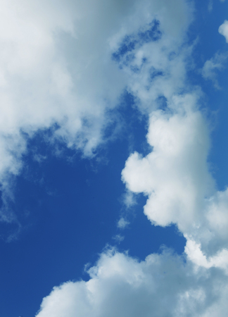 The Blue Sky and Cloudsの写真素材