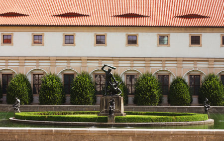 Valdstejnska Zahrada - Senate of Czech Republic in Pragueのeditorial素材