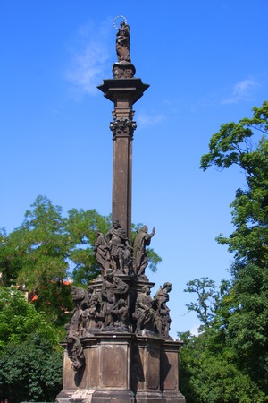 monument In Prague, Czech Republicの写真素材
