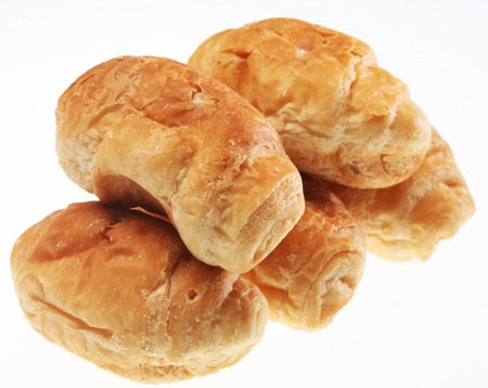 Fresh baked croissants at bakery