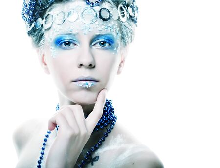 Beautiful Womans Faceの写真素材