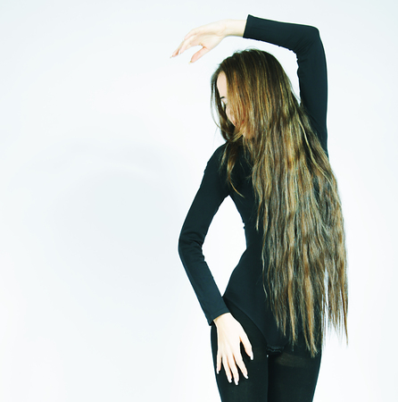 beautiful dancer womanの写真素材