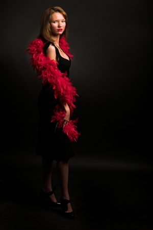 Young glamor womanの写真素材