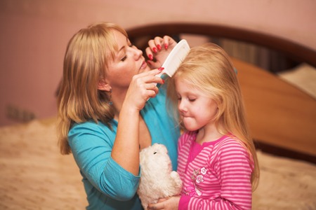 Mother and daughterの写真素材