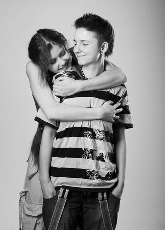 Best friends having a very good timeの写真素材