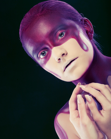 creative face-artの写真素材