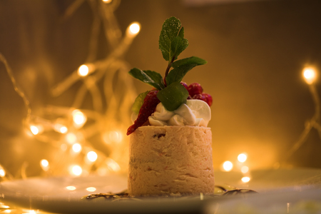 sweet cake close upの写真素材