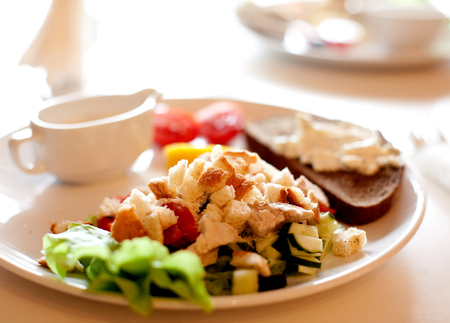 traditional caesar saladの写真素材