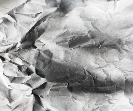 background of old crumpled paperの写真素材