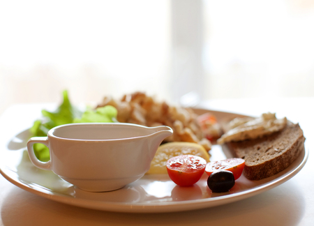 traditional caesar saladの写真素材