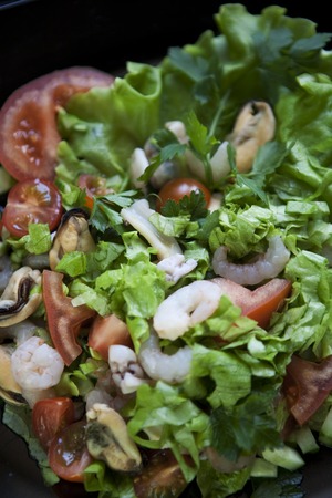 close-up of saladの写真素材