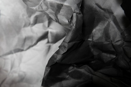 background of old crumpled paperの写真素材