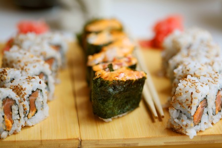 Japanese food. Sushi.