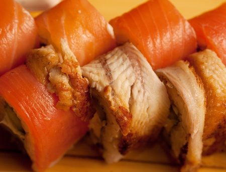 japan traditional food - rollの写真素材