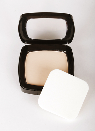 Make-up powder in boxの写真素材