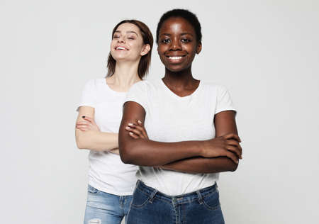 Shot of happy interracial coupleの写真素材