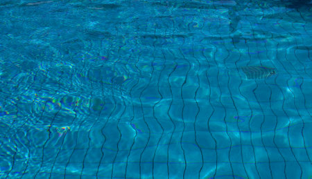 pool water, bright background, summer day
