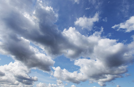 Sky beautiful with blue and white on day light