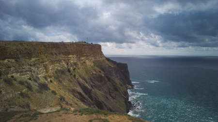 Clouds and the cape Fiolent, the Crimeaの写真素材