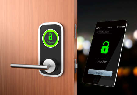 Smart lock concept. original design