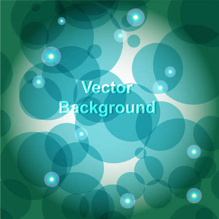 A lot of abstract blue circles illustrationのイラスト素材