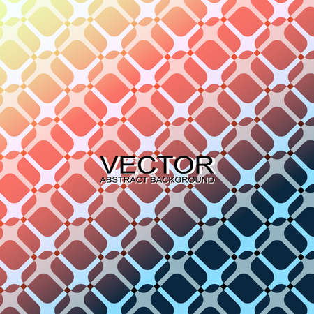 Repeating geometric pattern on the colored background. Vector illustrationのイラスト素材
