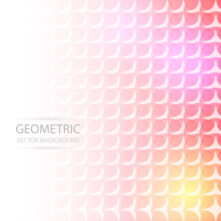 Repeating geometric pattern on the colored background. Vector illustrationのイラスト素材