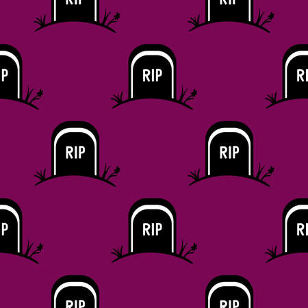 Seamless pattern made from  tombs. illustration. Can be used for wrapping or wallpaper or in textile.のイラスト素材