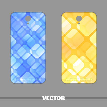 Phone Cover designs vector illustration setのイラスト素材