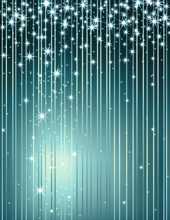 star blue cardのイラスト素材
