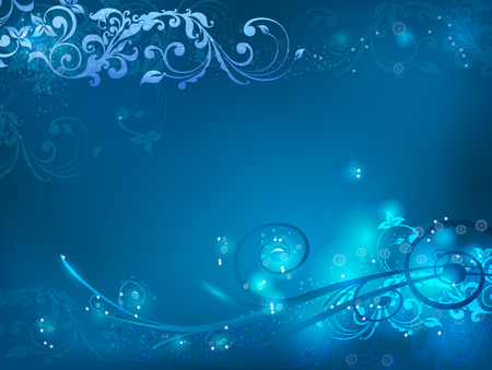 glowing swirls backgroundのイラスト素材