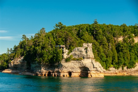 Pictured Rocks National Seashoreの写真素材