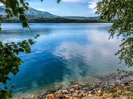 Glacier National Park Montana Rocky Mountains usaの写真素材