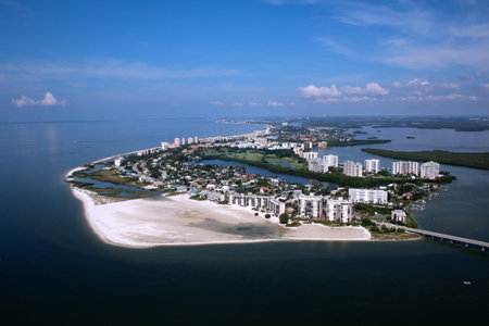 Fort Myers and Sanibel/Captiva Beach Pre Hurricane Ianのeditorial素材