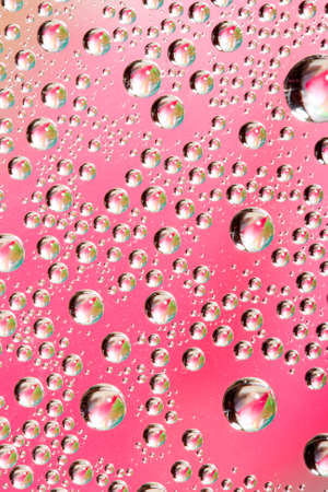 abstract pink background with water drops