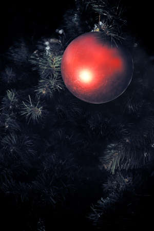 blue toned christmas backgroundの写真素材