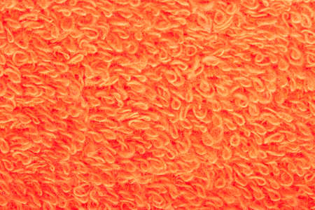 orange macro fabric backgroundの写真素材