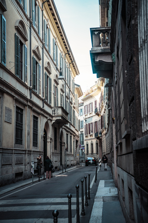 Milan streetsの写真素材
