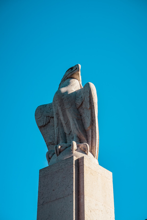 Glorious statue, eagle made of stoneのeditorial素材